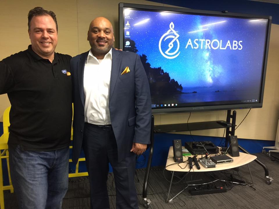 Ernesto Verdugo and Dr. Ruben West in Astrolabs in Dubai