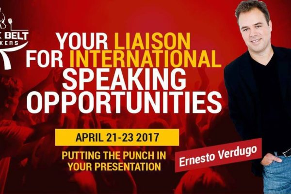 Ernesto Verdugo in Speaking Opportunities