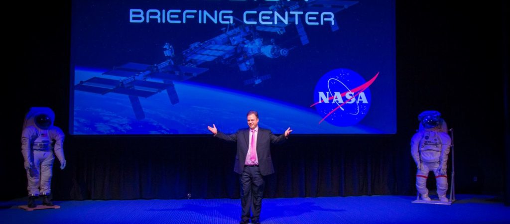 Ernesto Verdugo speaks in NASA