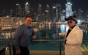 Ernesto Verdugo and Chris Okazaki in Dubai
